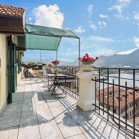 Attico Vista Lago Como Exterior foto